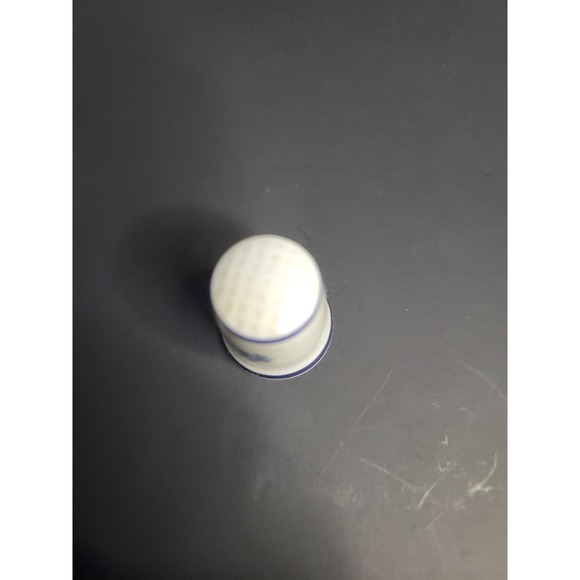 Vintage Thimble by ROYAL MOSA Blue & White 'Dutch Windmil' 1984 NETHERLANDS - Picture 6 of 6